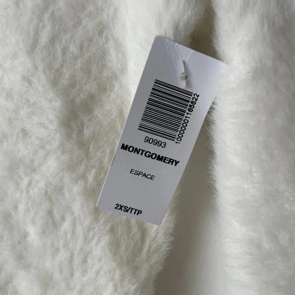 Aritzia Sunday Best Montgomery Dress  NWT White Espace Size XXS - Picture 10 of 12